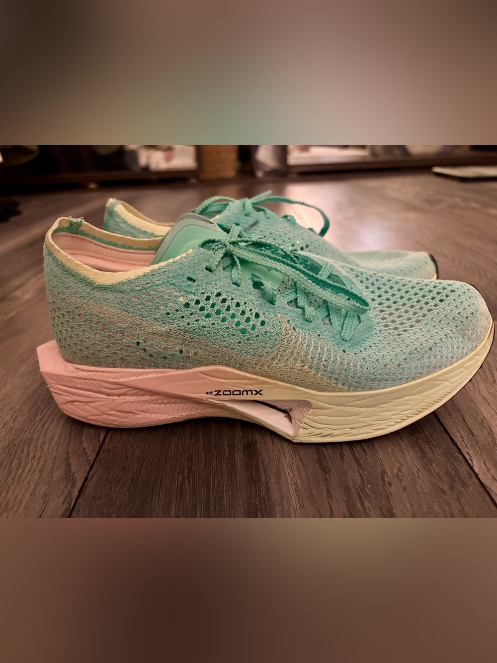 Nike Vaporfly 3 Womens Mint Sunset Running Shoes